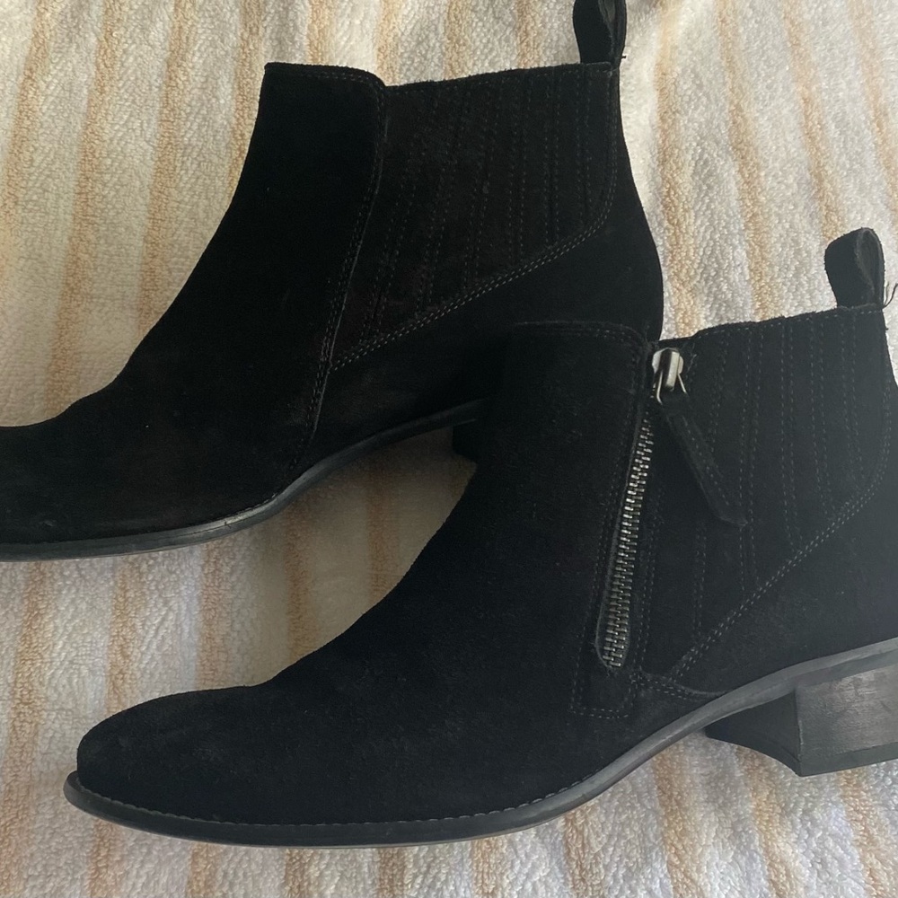 Paul Green Black Chelsea Ankle Boots